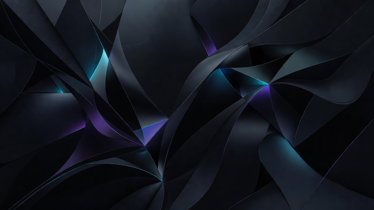 Abstract dark high resolution digital shape design project showing cluster equations