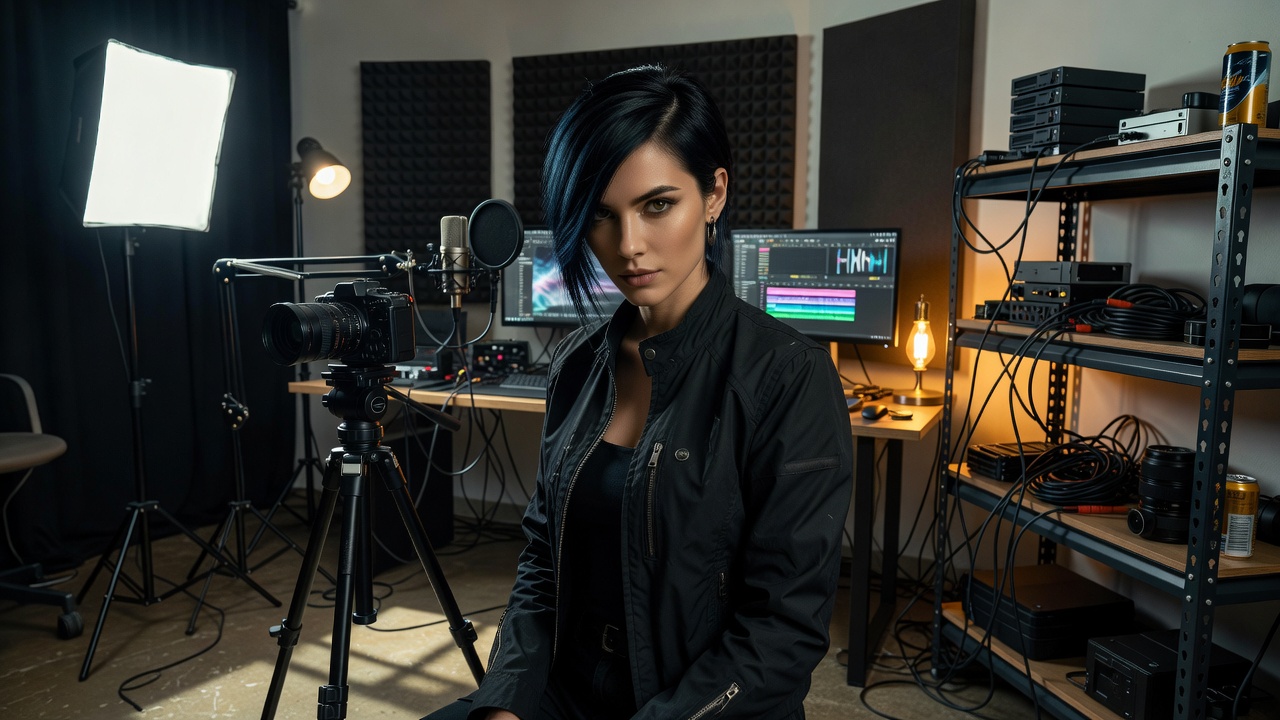 Portrait photo of female media creator Zephyr Void